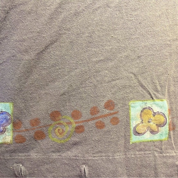 RARE Vintage BLUE FISH Tunic/Dress - size L/XL - Picture 4 of 5